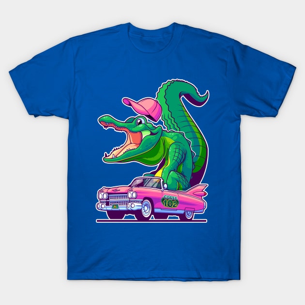 Caddy Gator T-Shirt by ArtisticDyslexia